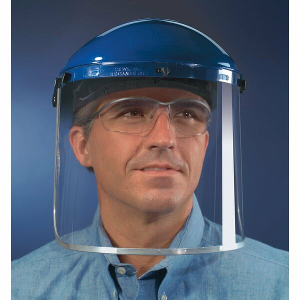 Mcr Safety Glasses, 103 Headgear + 181640A-Aluminum Bound, 16PK 103640A